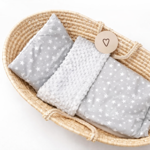 Kocyk i poduszka do kosza Mojżesza 