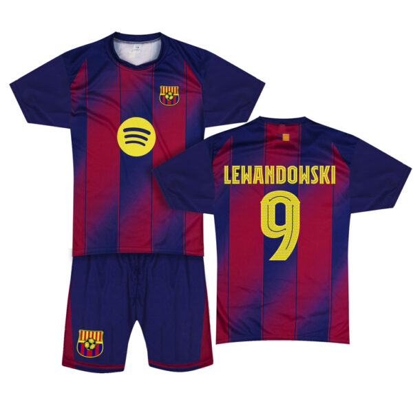 Komplet piłkarski Barcelona Lewandowski 2w1