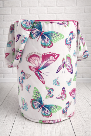 Kosz na zabawki motyle