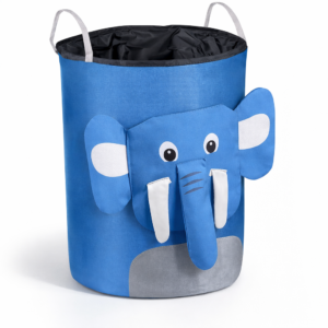 kosz na zabawki niebieski