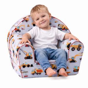 Piankowy fotelik dla chłopca