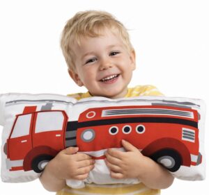 Poduszka dekoracyjna wóz strażacki
