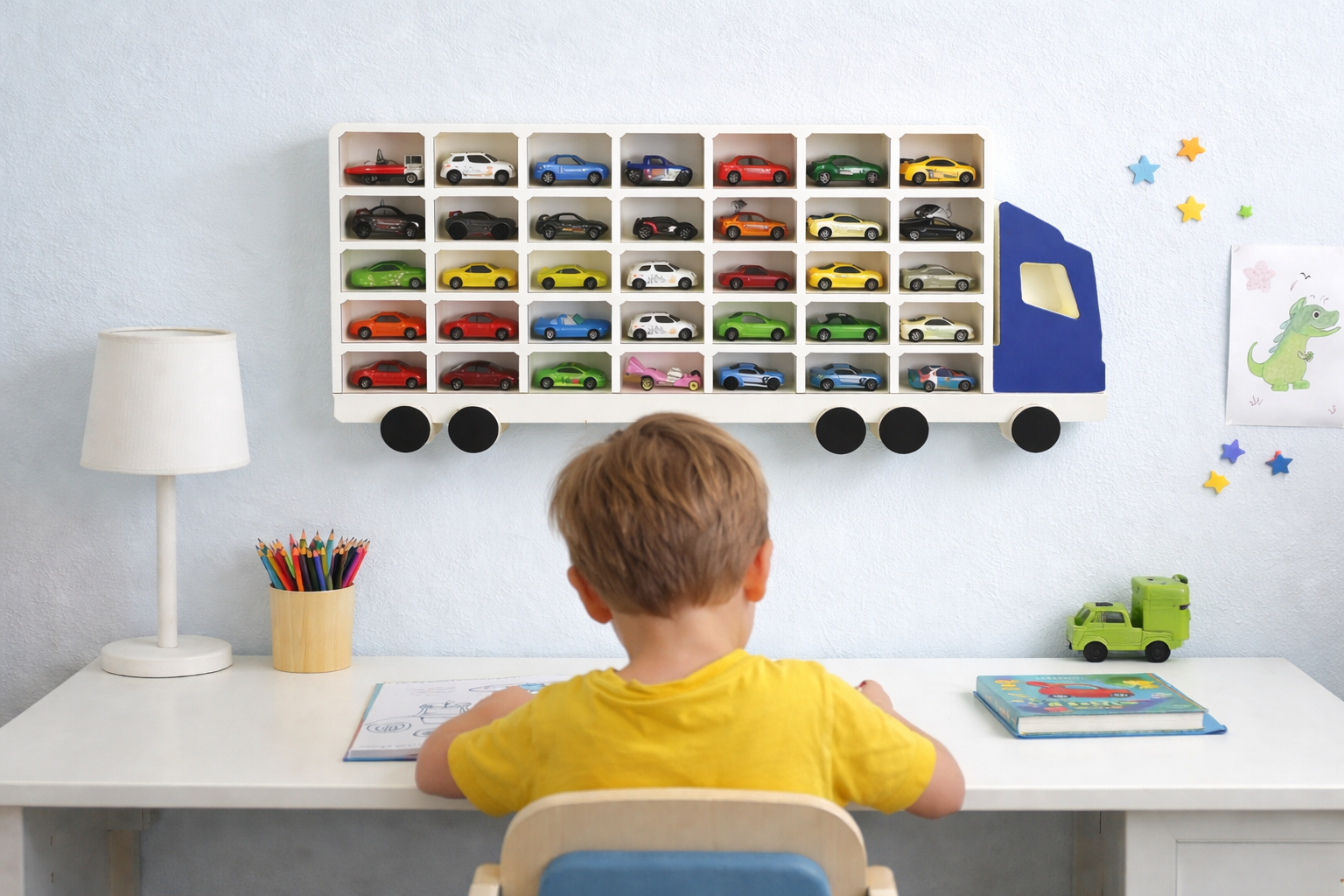 polka-na-samochodziki-typu-hot-wheels-5 Półka na samochodziki typu Hot Wheels