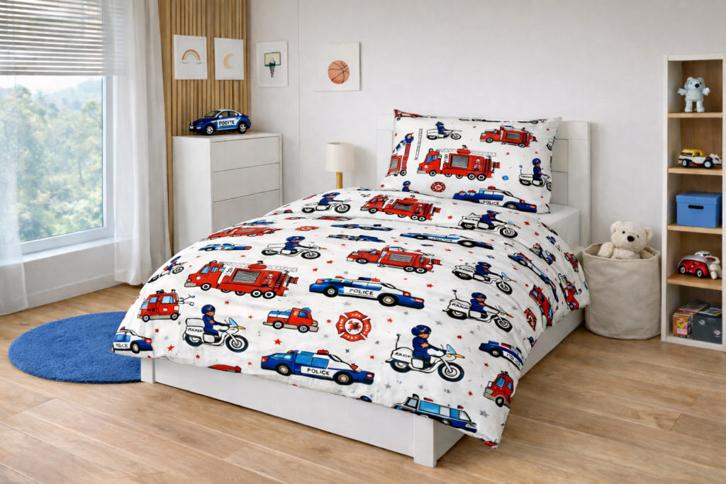 posciel-dla-dzieci-straz-pozarna-biala