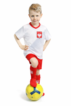 Strój piłkarski dla dzieci 3w1 + napis