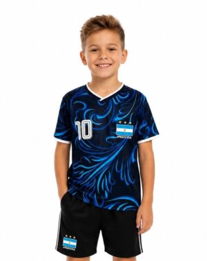 messi 10 koszulka i spodenki