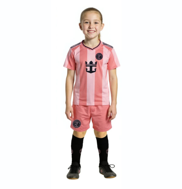 Strój piłkarski Messi 10 Inter Miami różowy