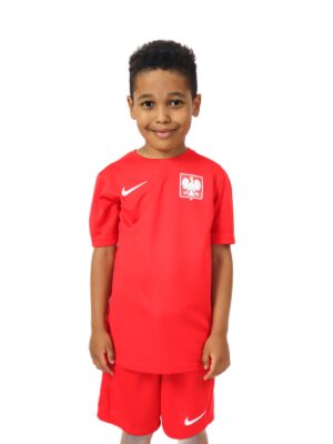 Strój piłkarski Nike czerwony Lewandowski